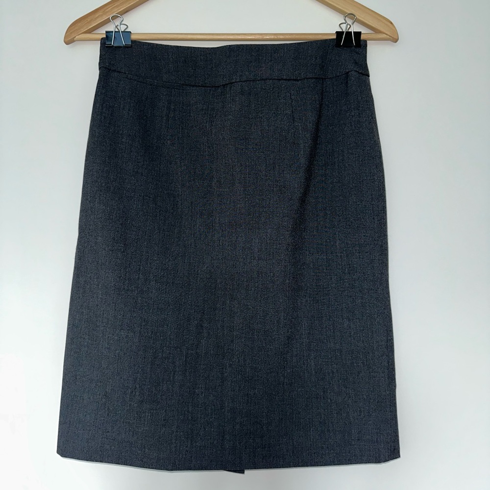 Calvin Klein Gray Pencil Skirt